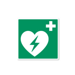 Ohutusmärk: AED Asukoht